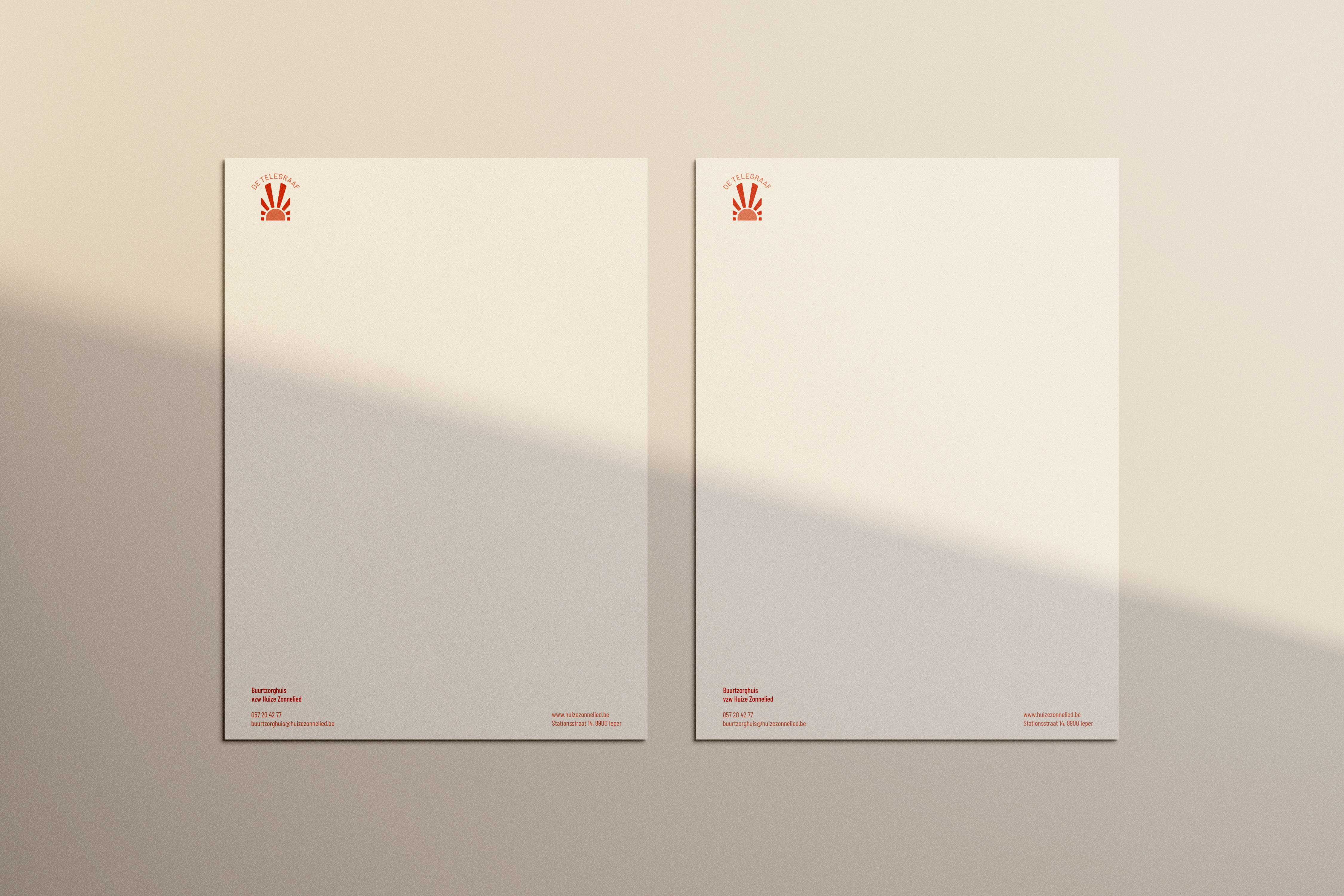 Huize Zonnelied letterhead